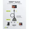 Goobay | Przełącznik HDMI 3 na 1 (4K @ 30 Hz) | 58487 | Czarny | HDMI żeńskie | 3 HDMI żeńskie | 0,58 m