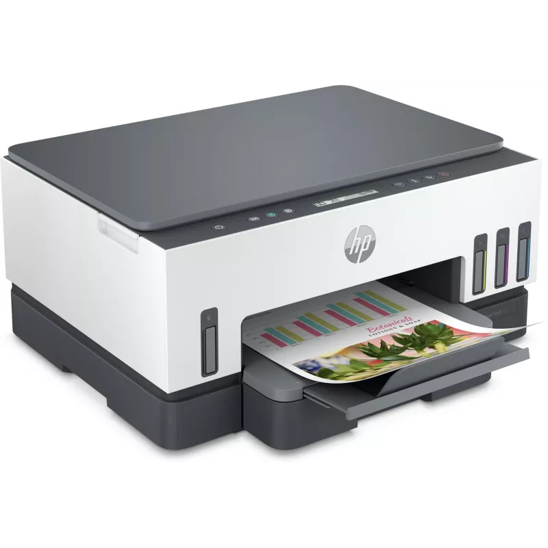 Drukarka wielofunkcyjna HP Smart Tank 720 — termiczny atramentowy, kolor, A4, Wi‑Fi, dupleks, 4800x1200 dpi