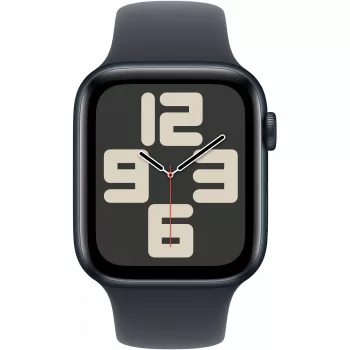 Apple Watch SE GPS + Cellular 44 mm koperta Midnight Aluminium z paskiem sportowym Midnight - M/L (MXGM3QF/A)