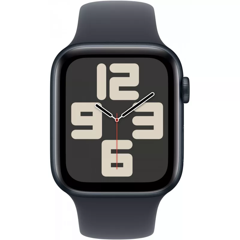 Apple Watch SE GPS + Cellular 44 mm koperta Midnight Aluminium z paskiem sportowym Midnight - M/L (MXGM3QF/A)