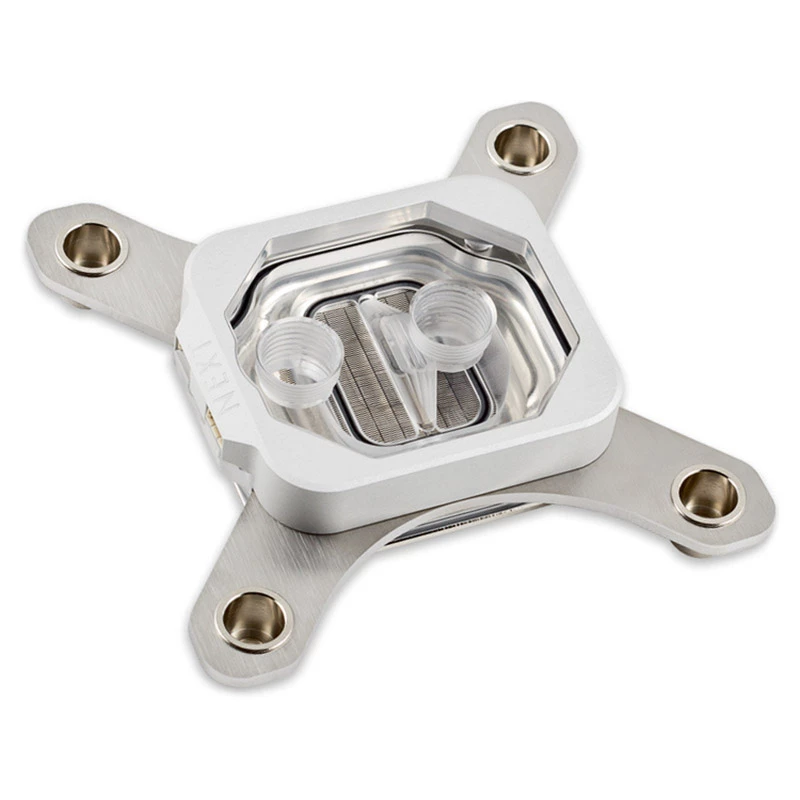 Blok wodny Aqua-Computer 21871 — konstrukcja acetal/aluminium, 94×94×22 mm