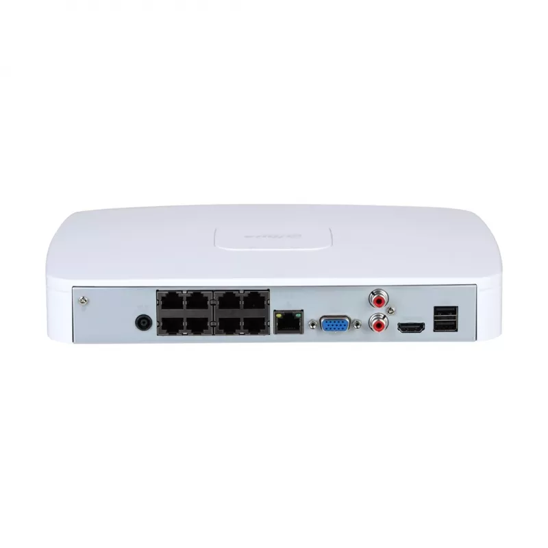 Dahua Technology WizSense NVR4108-8P-EI rejestrator wideo sieciowy 1U Biały