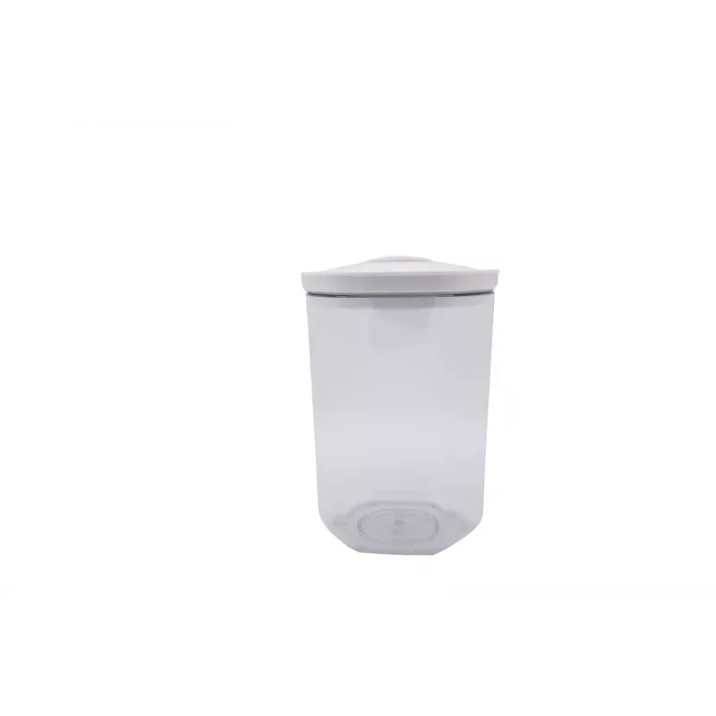 Zestaw pojemników próżniowych na żywność Solis 92278 — sześciokątny 700 ml, 1,4 l, 2 l, biały/przezroczysty, odpowiedni do lodówki i zamrażarki