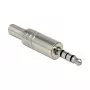 Złącze przewodowe DeLOCK 65546 3.5 mm Srebrne