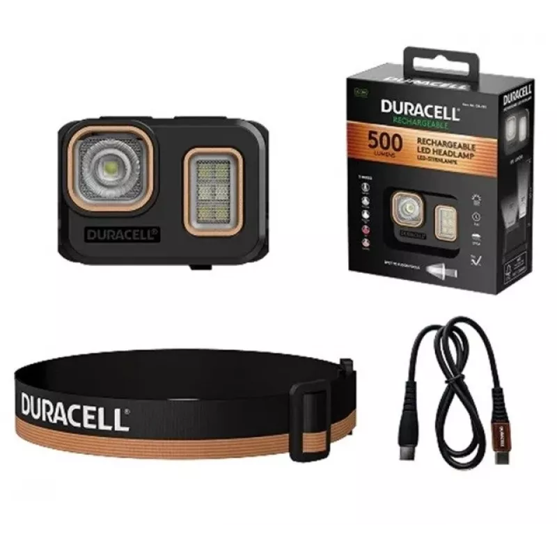 Duracell DH500R czołówka czarna, pomarańczowa