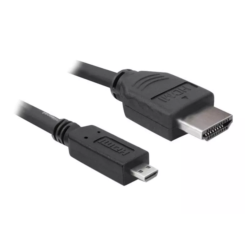 DeLOCK - Kabel wideo/audio - HDMI - 32 AWG - HDMI, 19-pin (M) - 19-pin Micro-HDMI (M) - 3 m (82663)