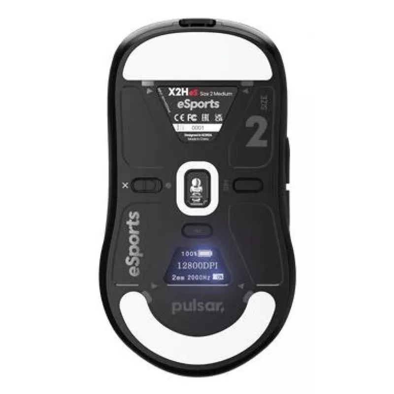 Mysz USB Optyczna Bezprzewodowa X2H V3/MEDIUM Czarna PX2H3ES21 Pulsar
