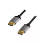 Przewód HDMI 4K/60Hz, ALU, czarny, 5m