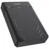 Obudowa HDD/SSD Unitek Y-3035 — 2.5/3.5 cala SATA, USB 3.2 Gen 1 (USB Type-B), 6 Gbit/s, czarna, zasilacz sieciowy