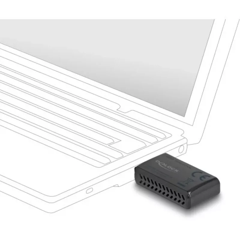 DeLOCK Wi-Fi 6 Dwuzakresowy Klucz USB WLAN AX1800 1201 + 574 Mbps