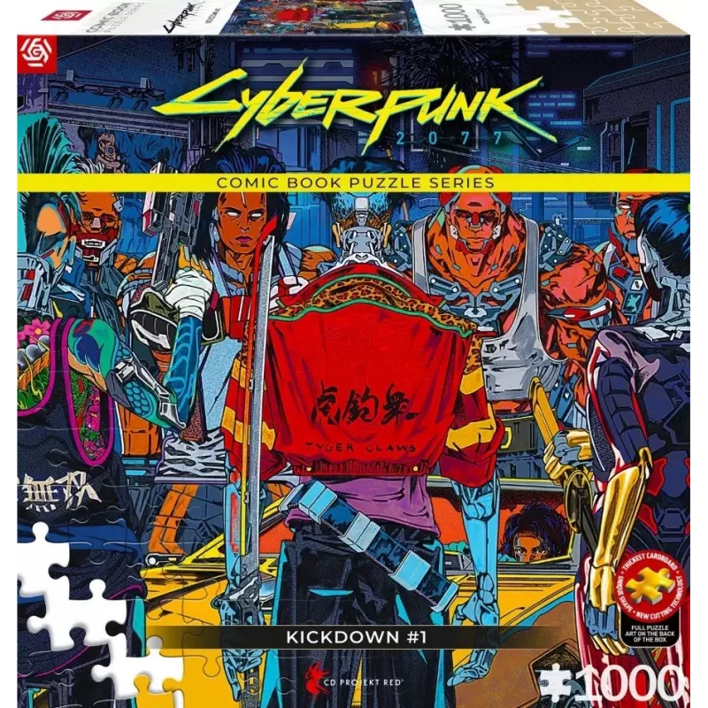 Good Loot Comic Book Puzzle: Cyberpunk 2077 Kickdown, 1000 elementów