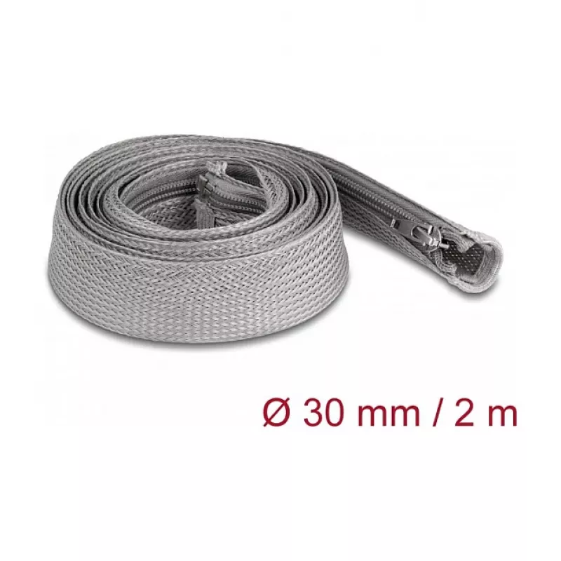 Oplot ochronny DeLOCK 20831 2 m x 30 mm szary