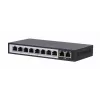 Switch Extralink PERSES 8x Gigabit PoE/PoE+ 2x RJ45 Uplink 96W