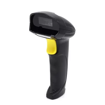 Bezprzewodowy skaner kodów kreskowych QOLTEC 50856 — ręczny, przewodowo-bezprzewodowy, 1D i 2D, interfejs USB, obudowa ABS, 170×62×100 mm, 203 g