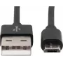 Ansmann 1700-0076 1,2 m USB A – Micro-USB czarny kabel do telefonu (1700-0076)