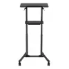 Stojące biurko Gembird TVS-DESK-01-BK czarne 20 kg 1110-1345 mm