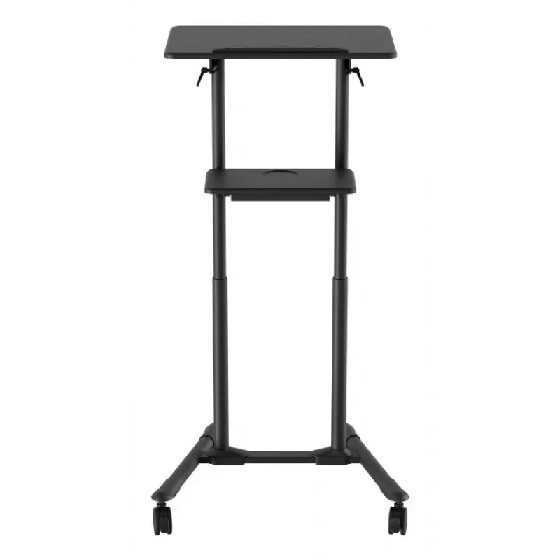 Stojące biurko Gembird TVS-DESK-01-BK czarne 20 kg 1110-1345 mm
