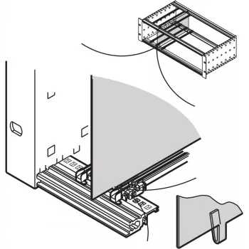 SCHROFF Zwischenwand - ZWISCHENWAND 3HE 220T (34562762)