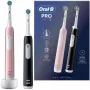 Szczoteczka elektryczna Oral-B Pro 1 Duo — czarna/różowa, 2 tryby czyszczenia