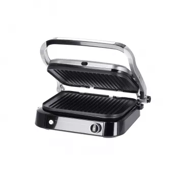 Grill kontaktowy SEVINI Pro, KG 2395 (srebrny/czarny, 1800 W)