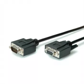 Kabel szeregowy VALUE 11.99.6210 Czarny 1 m DB-9