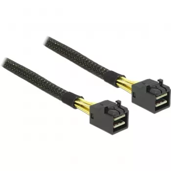 Delock - Wewnętrzny kabel SAS - SAS 6Gbit/s - 4x Mini SAS HD (SFF-8643) do 4x Mini SAS HD (SFF-8643) - 1,0 m - dla P/N: 62703, 62704 (83387)