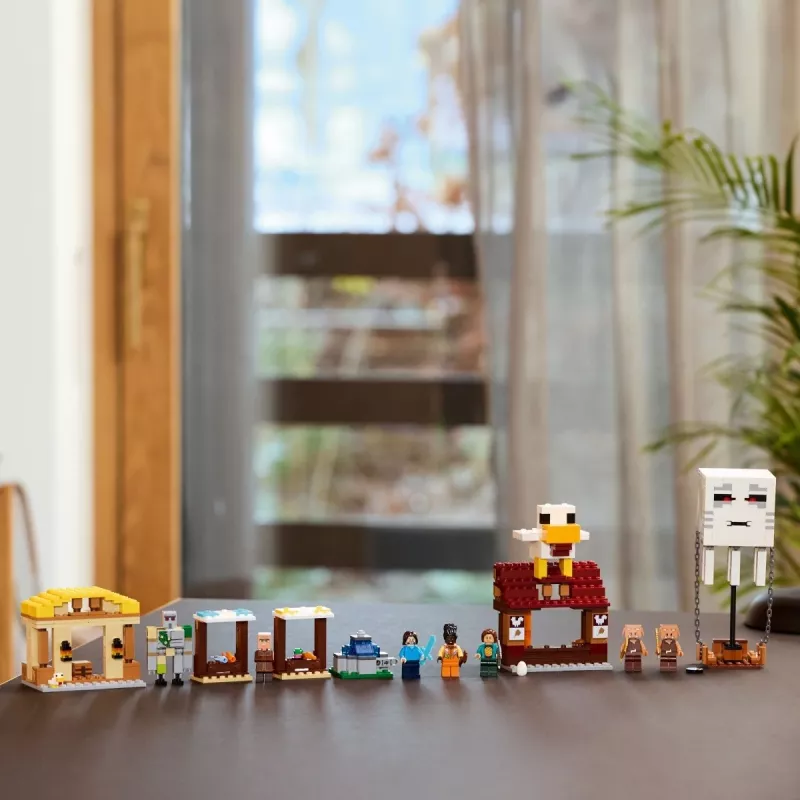 LEGO MINECRAFT 21273 Atak latającej meduzy na wioskę