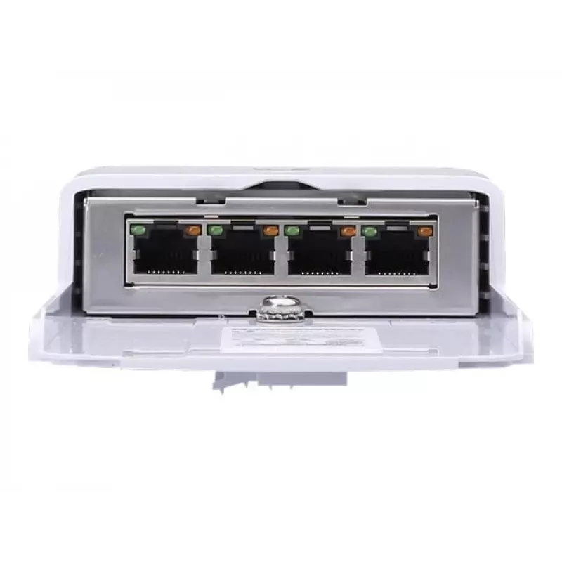Switch UBIQUITI NanoSwitch Gigabit Ethernet PoE, 4x Gigabit RJ-45, 4x porty PoE, budżet 36W, 24V DC