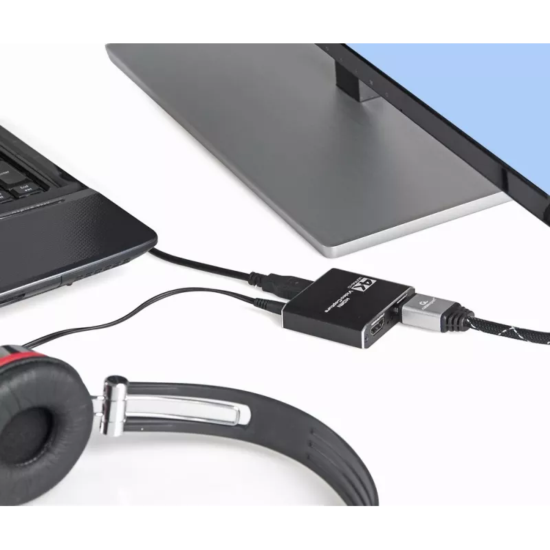 Gembird UHG-4K2-01 Adapter graficzny USB Czarny
