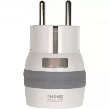 Inteligentny adapter wtyczkowy HOMEPILOT 11301001 biały — zdalny przełącznik Wi‑Fi dla urządzeń domowych