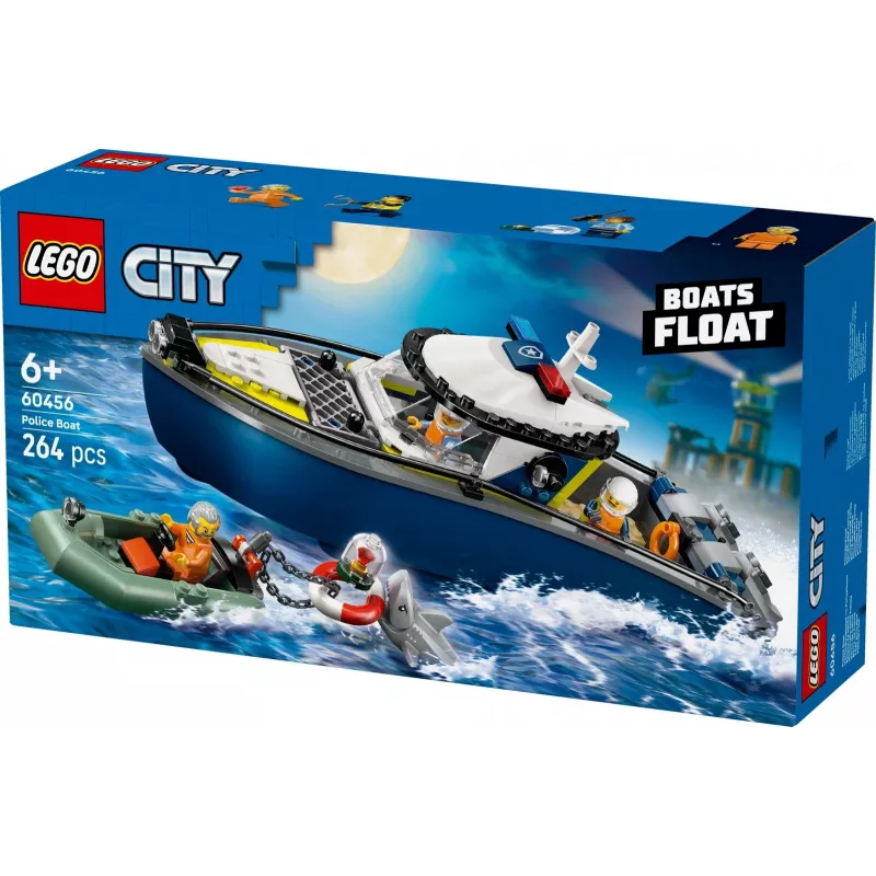 LEGO CITY 60456 Pościg policyjny na łodzi
