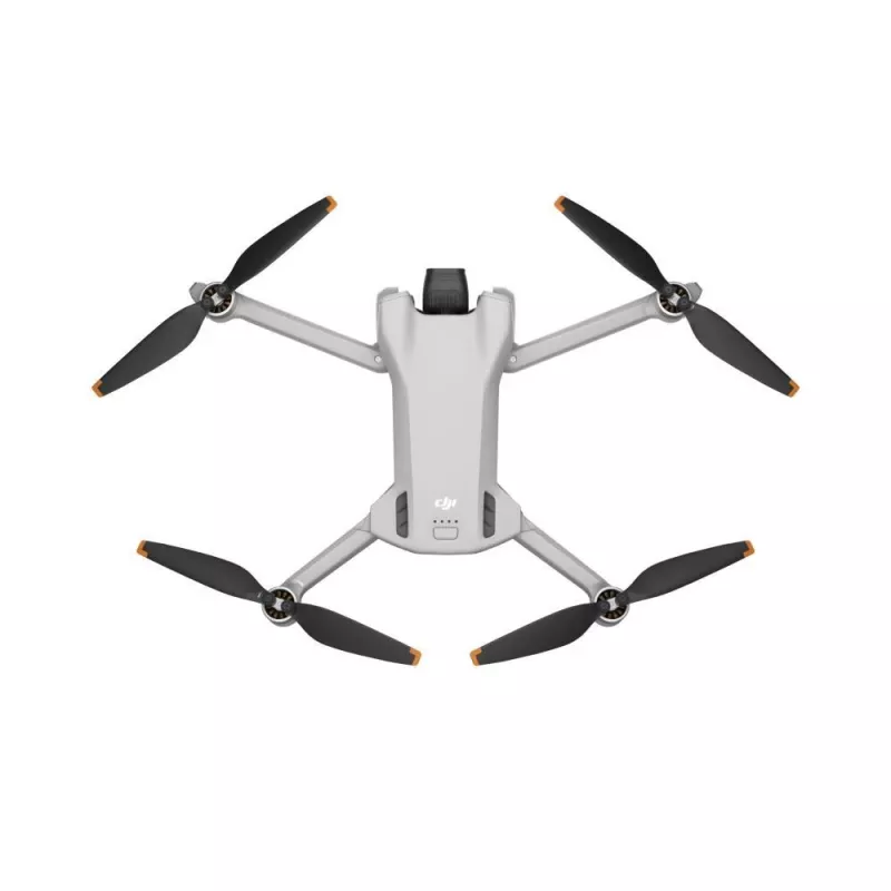 Kwadrokopter DJI Mini 3 Fly More Combo — dron 4-wirnikowy, kamera 12 MP 4K, zasięg 10 000 m, maks. prędkość 10,55 m/s, bateria 2453 mAh, 0,248 kg, szary