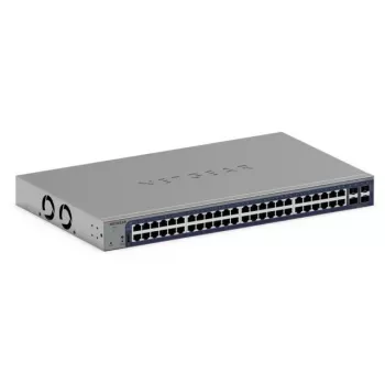 Managed Gigabit PoE Switch NETGEAR GS752TXUP — 48× Gigabit RJ-45, 10G support, 1U rack, 176 Gbit/s switching capacity