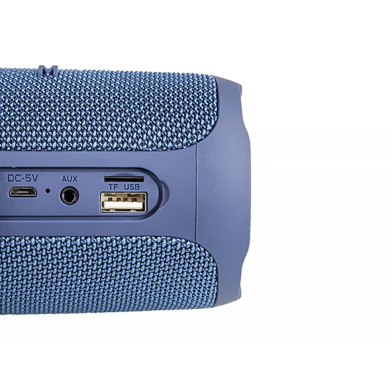 Głośnik przenośny MANTA SPK130GO BT — Bluetooth 5.0, TWS, FM, 10W RMS, akumulatorowy (czarny, 8×8×19 cm)