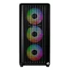 Montech X5M (B) Obudowa PC Micro Tower — Micro‑ATX/Mini‑ITX, 3x120mm przód, 1x120mm tył, obsługa zasilacza ATX, 2x3,5 cala + 4x2,5 cala, Czarna