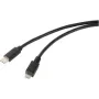 Kabel USB Renkforce USB 2.0 Wtyk USB-C®, Wtyk USB-Micro-B 1,00 m Czarny Okrągły RF-5719754 (RF-5719754)