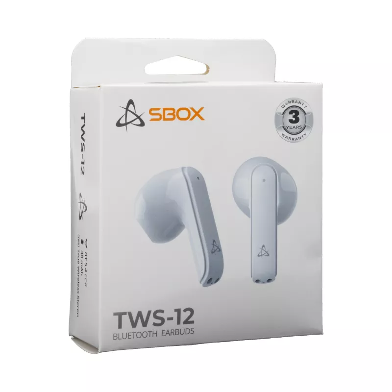 Słuchawki SBOX EB-TWS12 białe