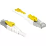 Kabel sieciowy DeLOCK 85330 RJ-45 Cat6a 0.5m biały