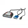 Portable VGA video splitter, 2x, 250MHz, VGA, 2x VGA, szary, 250 MHz, 0.65 m, 1920 x 1440