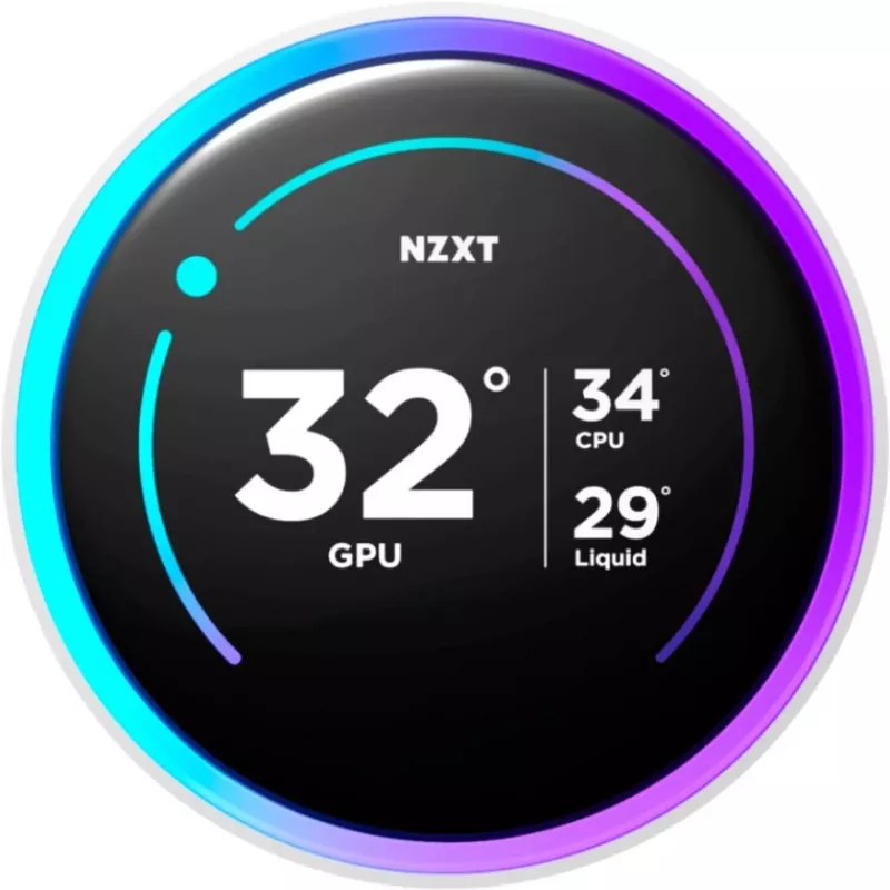 Nzxt RL-KR24E-W2 Display Biały