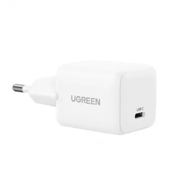 Ładowarka UGREEN Nexode N Series X513 30W GaN USB-C jednoportowa szybka ładowarka, 100–240V, biała