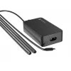 NATEC Grayling USB-C 45W zasilacz uniwersalny Czarny