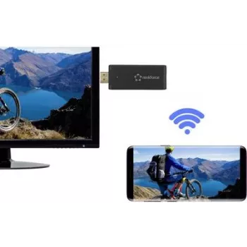 Renkforce renkCast 3 - Full HD - 1920 x 1080 Pixel - 1080p - H.264,H.265 - HDMI - Wi-Fi 5 (802.11ac) (RF-3386052)
