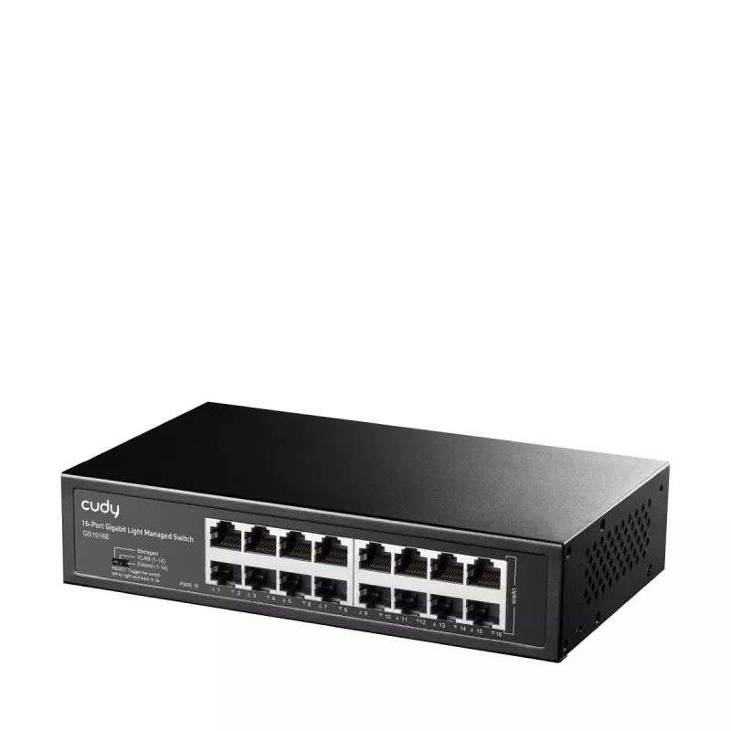 Przełącznik Cudy GS1016E 16-portowy Gigabit Ethernet niezarządzalny, 16× 10/100/1000 Mbps