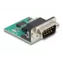 DeLOCK 90781 Konwerter szeregowy Repetytor Izolator USB 2.0 RS-232 Czarny Zielony