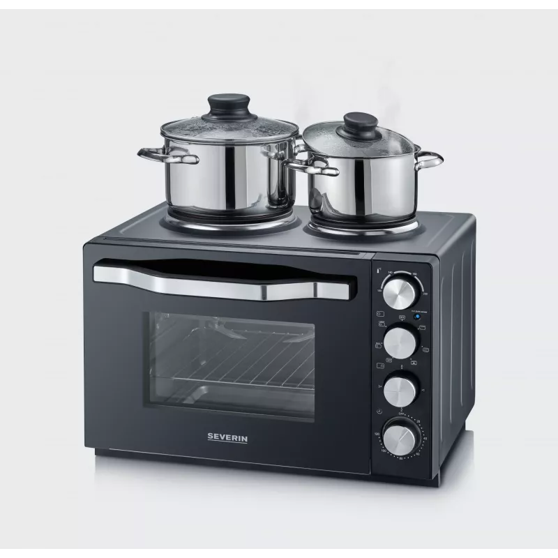 Opiekacz-piekarnik Severin TO 2074 30L 2500W Czarny Grill