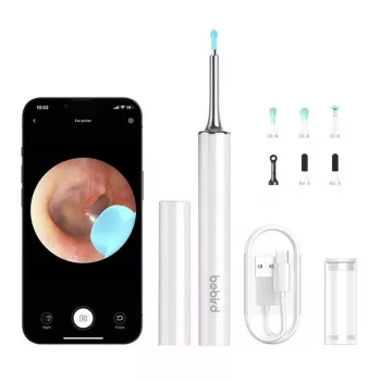 Środek do czyszczenia uszu Bebird T15 Smart Visual biały — wizualny otoskop do czyszczenia uszu