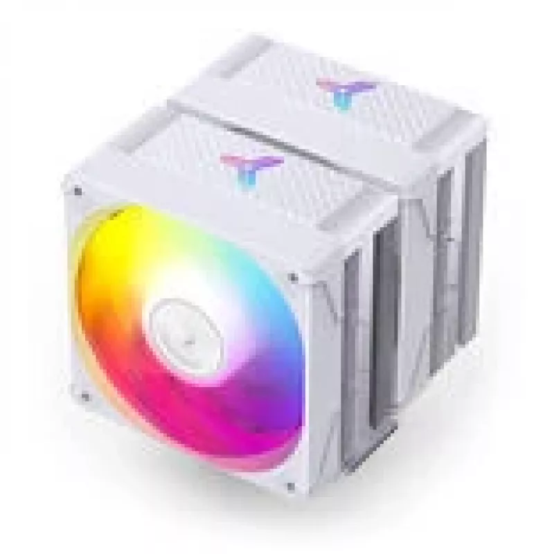 Chłodzenie CPU Jonsbo CR-3000E Dual-Tower ARGB biały, dwuwieżowe chłodzenie powietrzne z podświetleniem ARGB