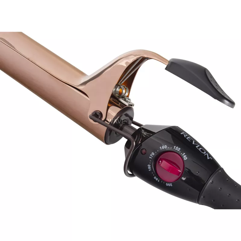 Długotrwałe Loki i Fale RVIR1159E, lokówka czarna/rose gold