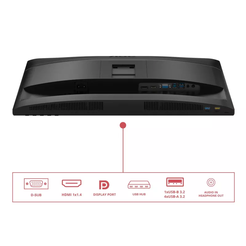 Monitor komputerowy AOC 24E4U 60,5 cm (23,8 cala) 1920 x 1080 pikseli Full HD LED Czarny